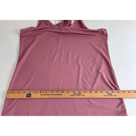 Marika Women's Activewear Racerback Tank Top Rose Mauve Pink Purple Size L - Picture 6 of 8